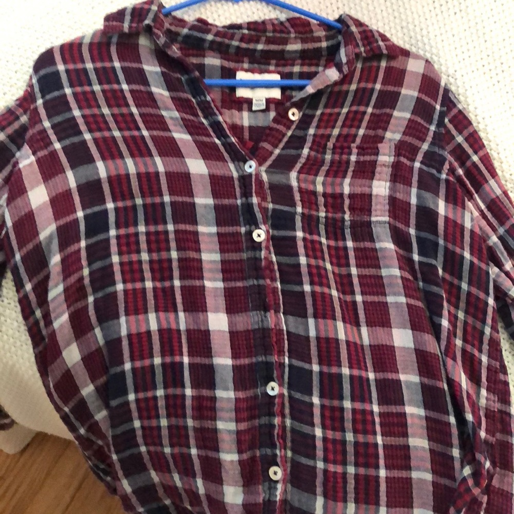 Forever 22 plaid button down